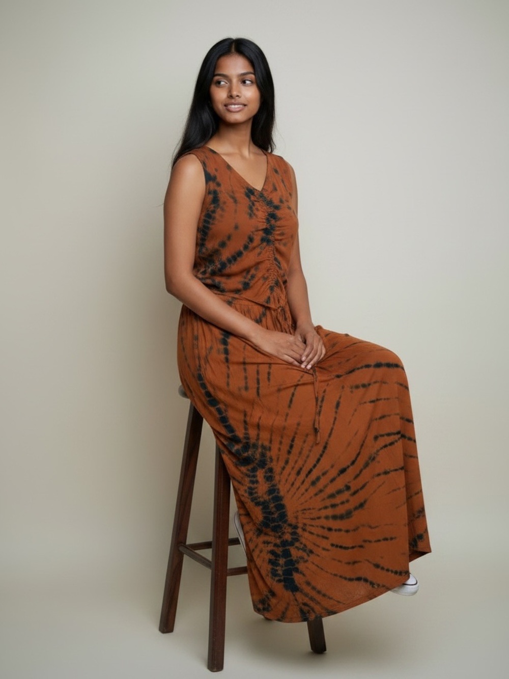 Young Fabulous & Broke tye dye maxi dress - Picture 2 of 4